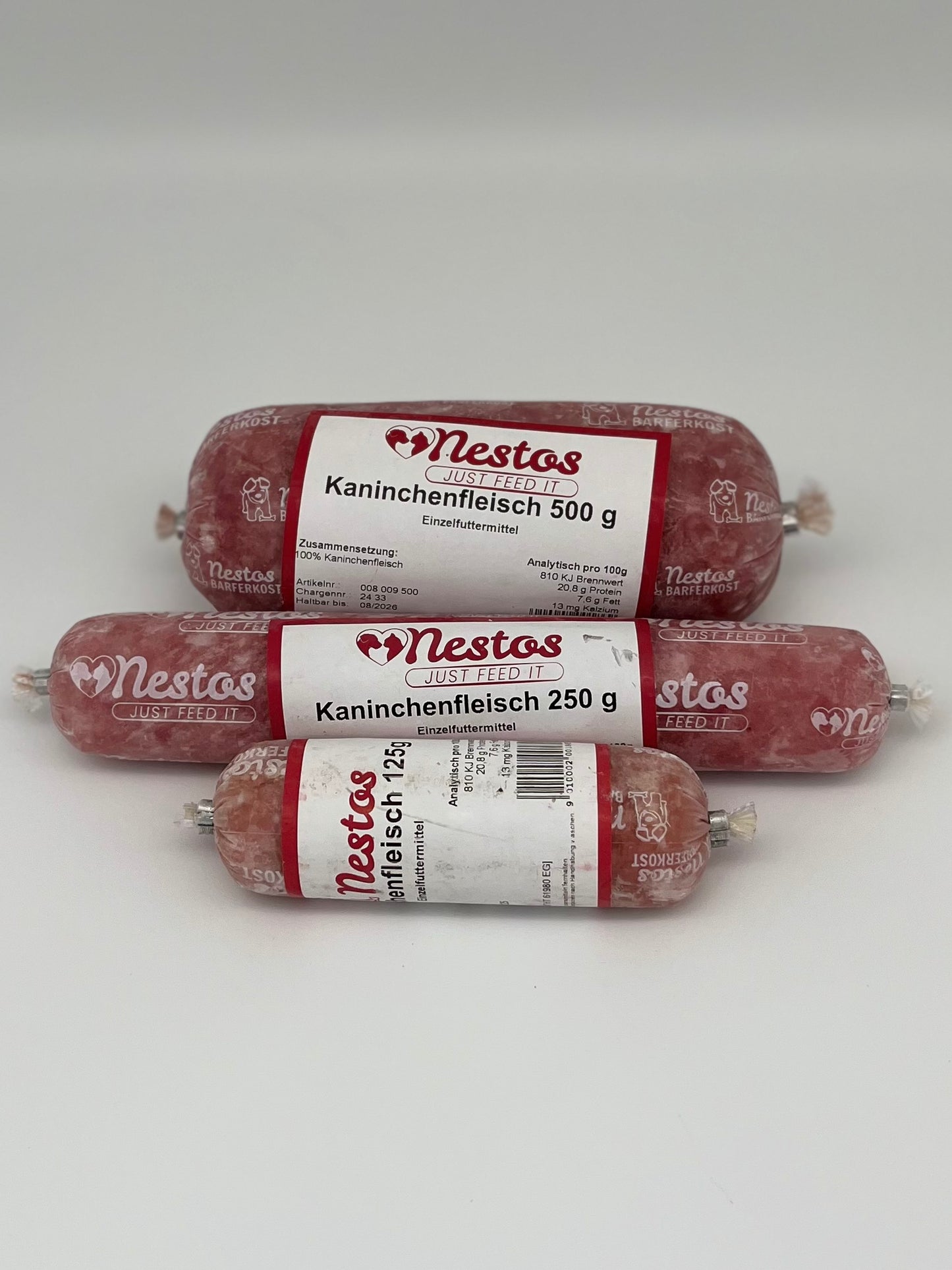 Kaninchenfleisch gewolft (Nestos)