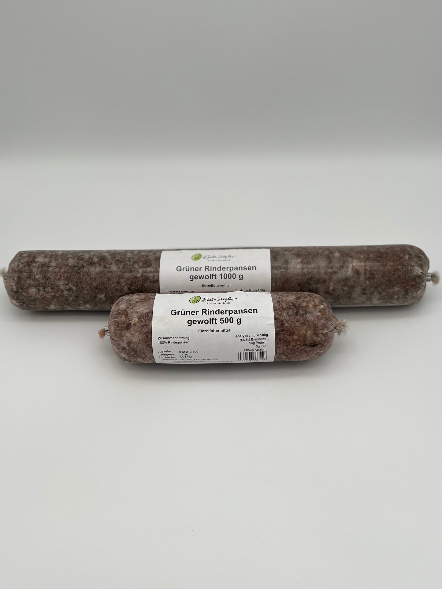 Grüner Rinderpansen gewolft (Dr. Ziegler)